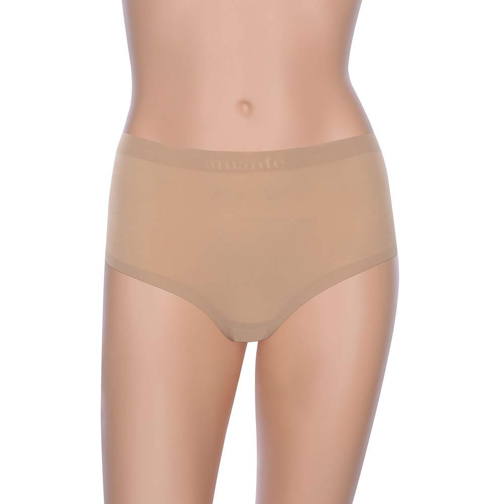 Amante Vanish Seamless High Coverage High Waist Panty Sandalwood Medium