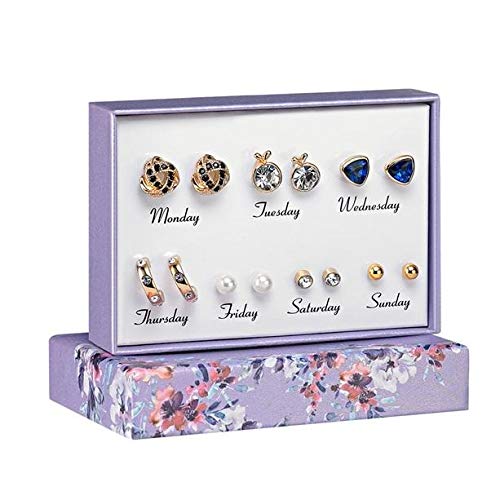 7 Pairs of Pierced Earrings Gift Set for Woman by Avon