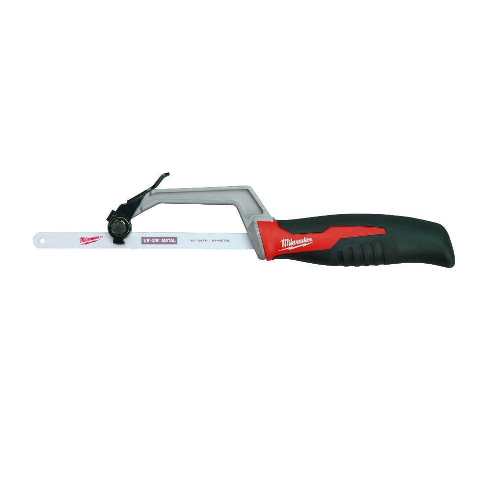 Milwaukee 48-22-0012 48220012 Compact Hacksaw 250mm (10in), Red Black, 25.40 cm