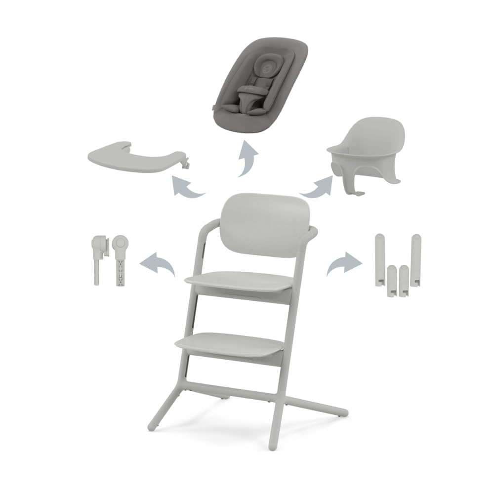 CybexGold Lemo 4-in-1 High Chair Set, Suede Grey