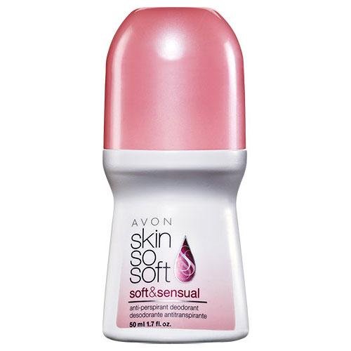 Avon Skin so Soft/Soft&Sensual Deodorant 1.7 Fl.Oz-Pink 6pcs