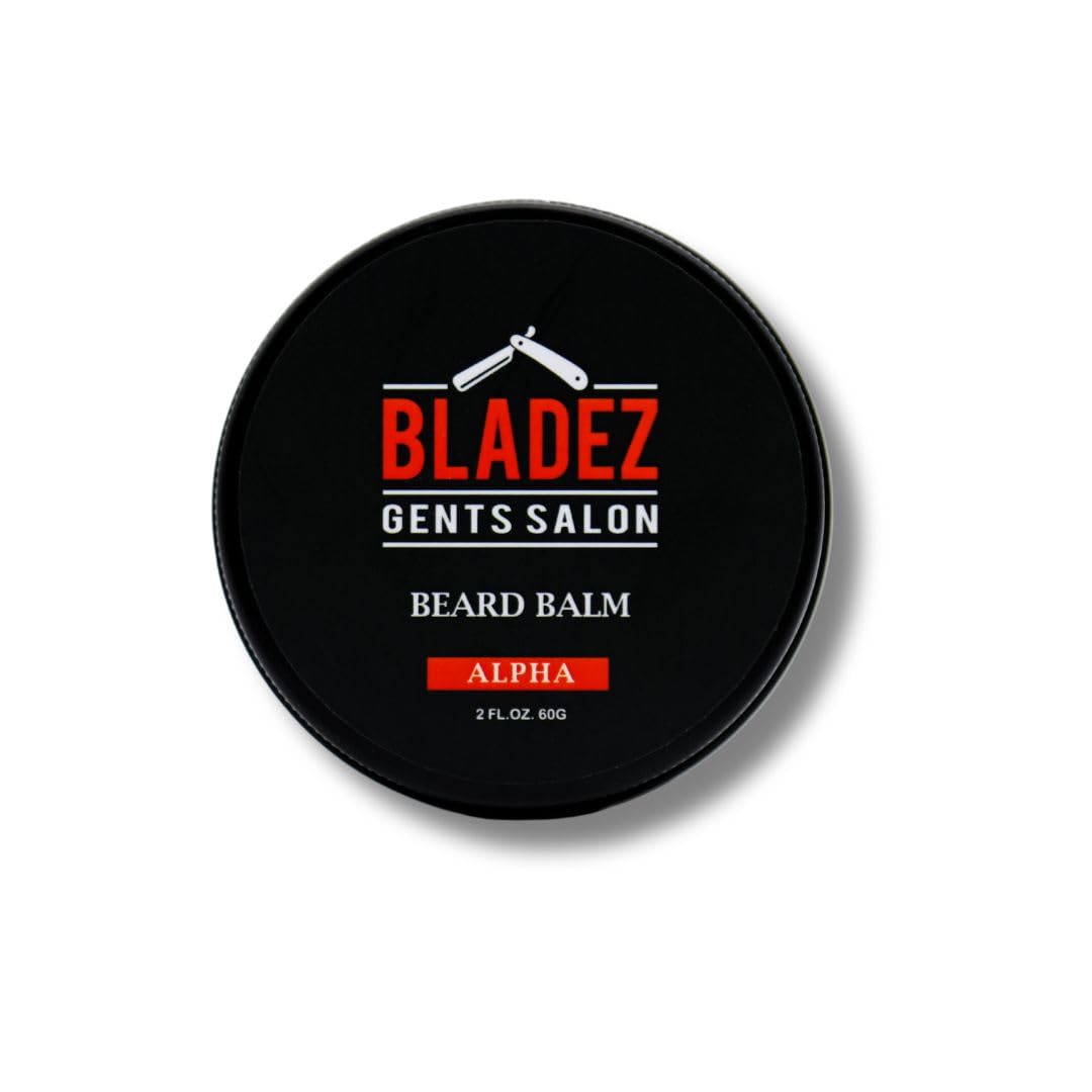 Bladez Gents SalonAlpha Beard Balm, Best Natural Based Beard Care Product, Professional Beard Care Line