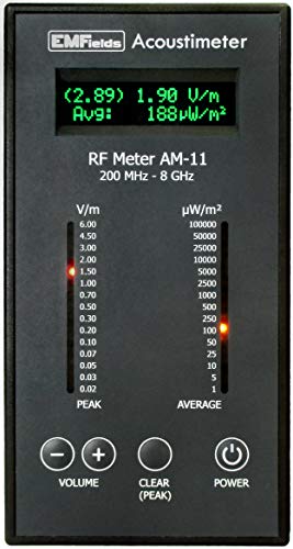 NEW Acoustimeter AM11 EMF Meter - Detect Wi-Fi, Phone Masts, Smart Meters, TETRA And More