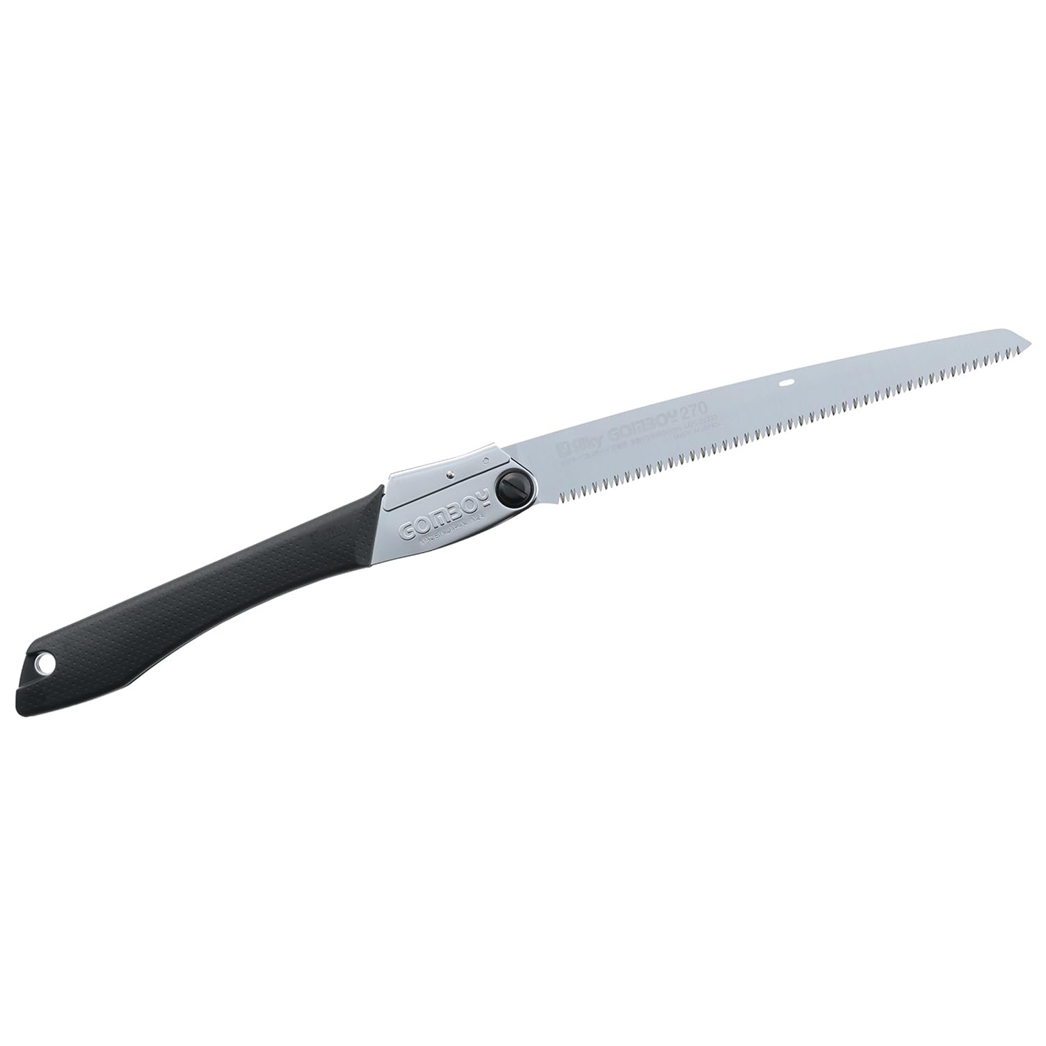 Silky GOMBOY 270mm Large Tooth Hand Saw 270mm folding hand saw, 10.6-in blade 22.24-in overall length, 5 teeth per inch, 0.65 lbs