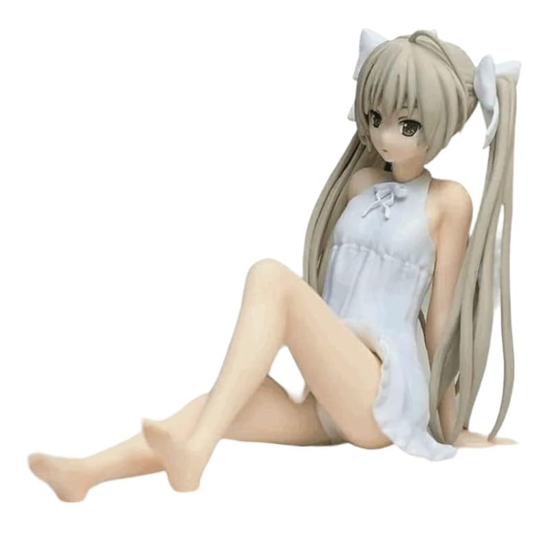 Trunkin Anime Kasugano yosuga no sora Bunny Cute Girl PVC Figure Car Interior Decoration Model Toy Gift 11cm