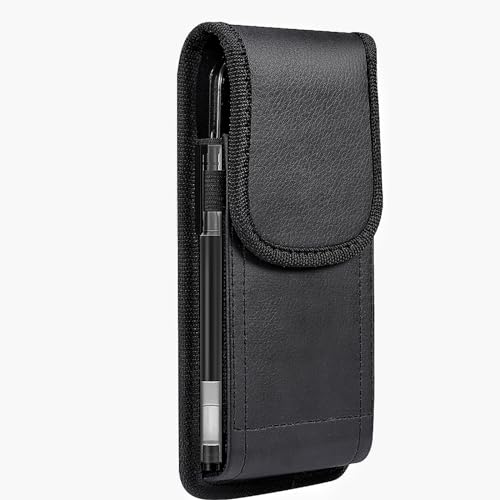 Baiyian Handy Gürteltasche mit Gürtelclip Halfter Handytasche Gürtel Geeignet für Samsung Galaxy A15 A34 A25 A53 Pro Xiaomi Redmi Note 13 12 Motorola Moto g42 g54 iPhone 14 15 16 Pro Max - Schwarz