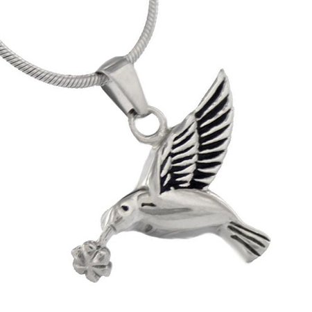 Silverlight Urns Hummingbird Cremation Jewelry Pendant