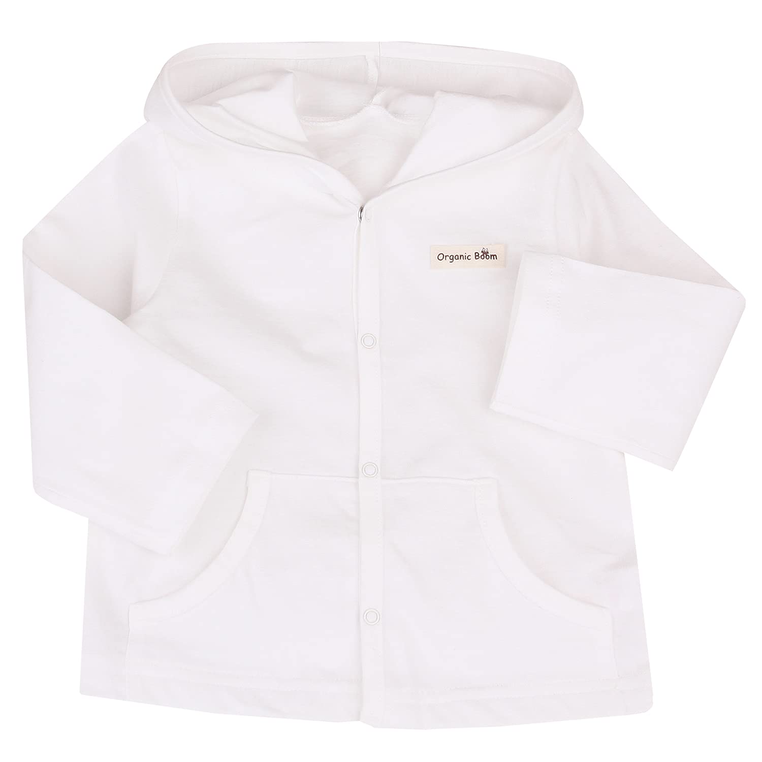 organicboom Baby Toddler Certified 100% Organic Cotton Lightweight Cardigan for The Change of Seasons Summer