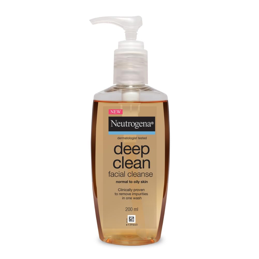 Neutrogena Deep Clean Facial Cleanser, 200ml