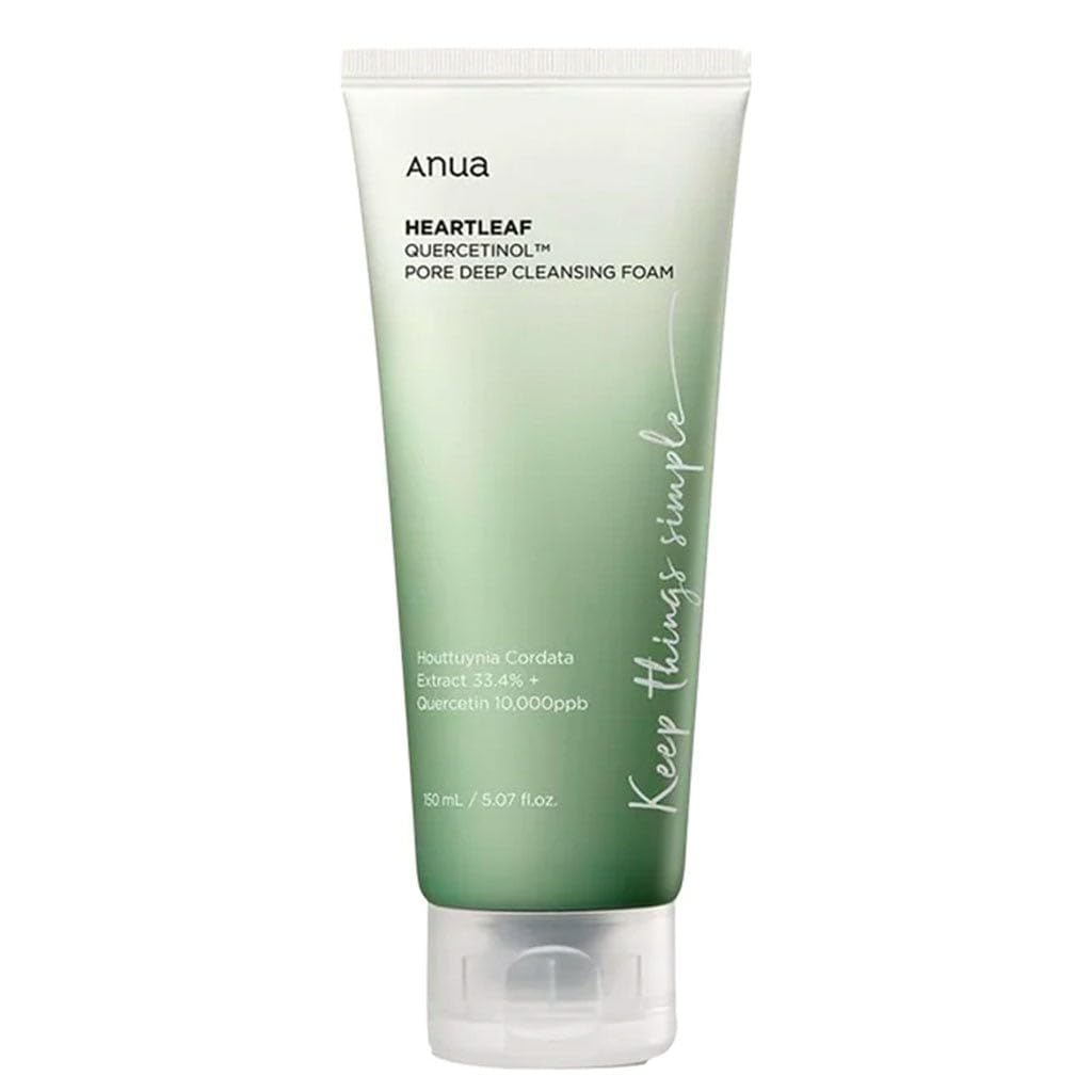 ANUA HEARTLEAF QUERCETINOL PORE DEEP CLEANSING FOAM 150 ML