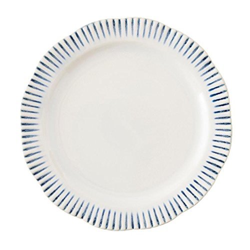 Juliska Wanderlust Sitio Stripe Indigo Dinner Plate