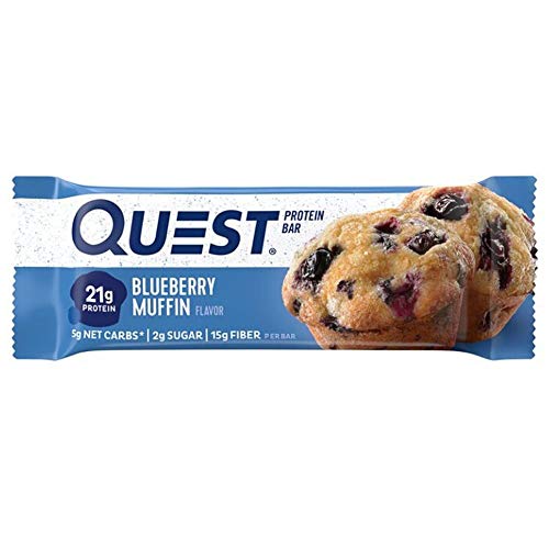 quest bar blueberry - Quest Nutrition Blueberry Muffin Protein bar, 8.48 Oz (Pack Of 4)