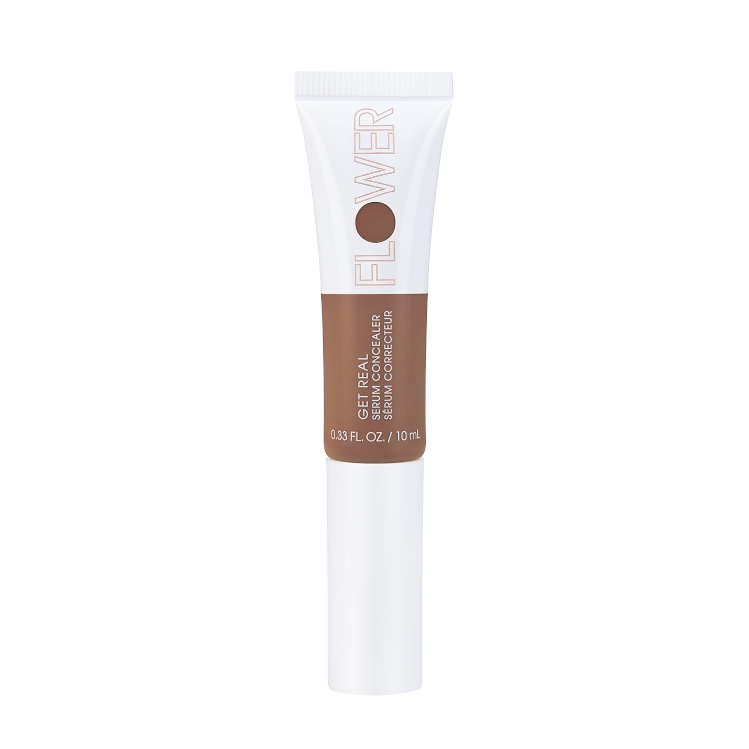 FLOWER BEAUTYBy Drew Barrymore Get Real Serum Concealer - Brightens Skin + Blurs Blemishes - Hydrating Serum- Almond