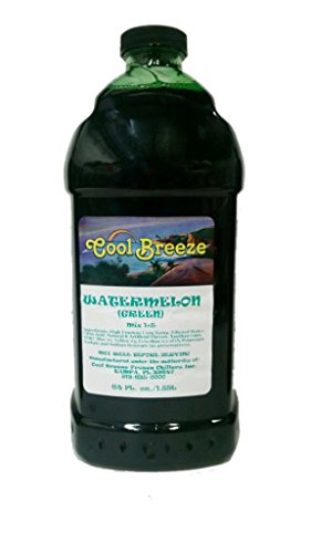 Cool Breeze Beverages Ready to Use Slush Mix, Watermelon, 1/2 gal