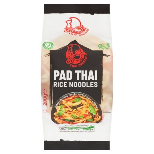 Thai Dragon Pad Thai Rice Noodles 200g(Pack of 10)