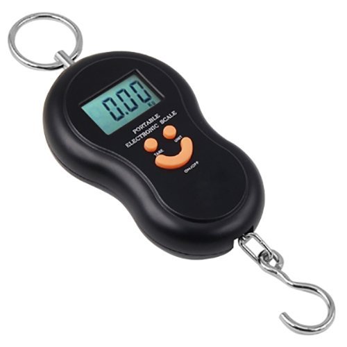 SOCHEP 40kg Weight Capacity Battery Powered Electronic Portable Luggage Postal Scale for Fishing Hunting Farm Outdoor