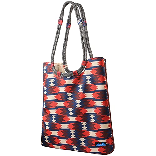 KAVU Market Bag Large Tote - Coastline Blanket