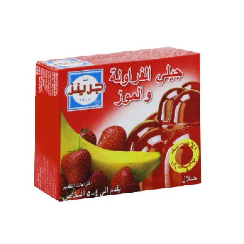 Green's Strawberry and Banana Jelly - 80 gm