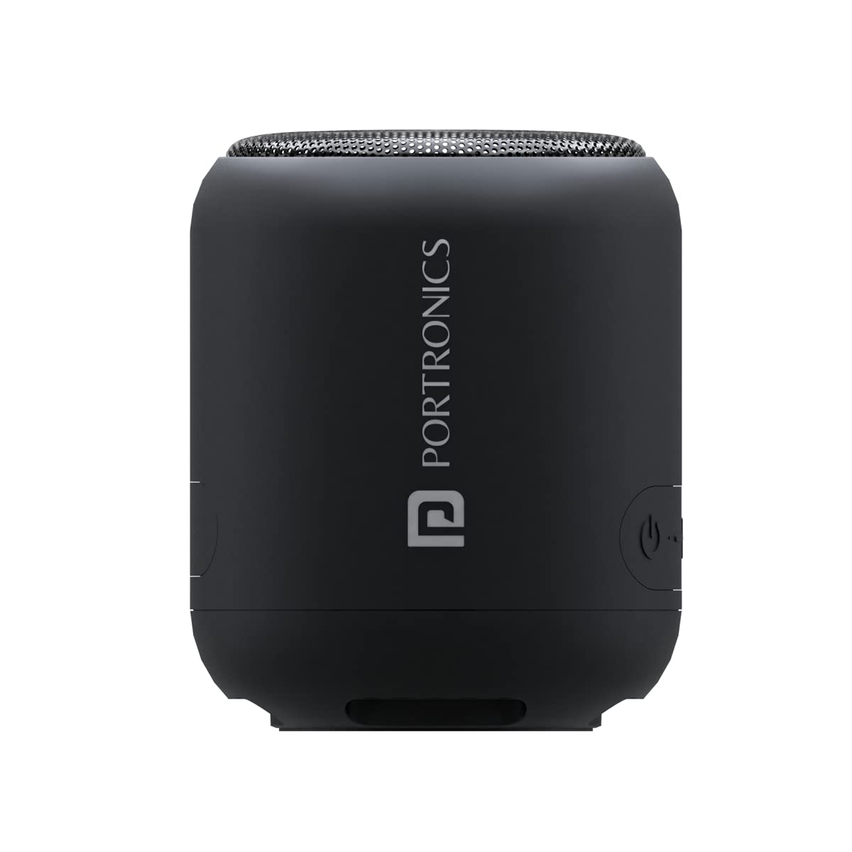 Portronics SoundDrum 1 10W TWS Portable Bluetooth 5.3 Speaker with Powerful Bass, Inbuilt-FM & Type C Charging Cable Included(Black)