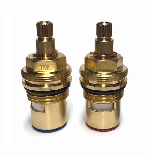 Tap Cartridge Pair Compatible with Howdens Lamona Rienza Orta Velino Kitchen 20 Spline Valve