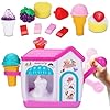 Bath Toys for Toddlers 2-4 Years, Ice Cream Foam Maker Bath Toys for Kids Ages 1-3 4-8, Bath Bubble Pretend Cake Play Set Water Play Bathtub Toys Age 3 4 5 Year Old Girls Boys Birthday Gifts