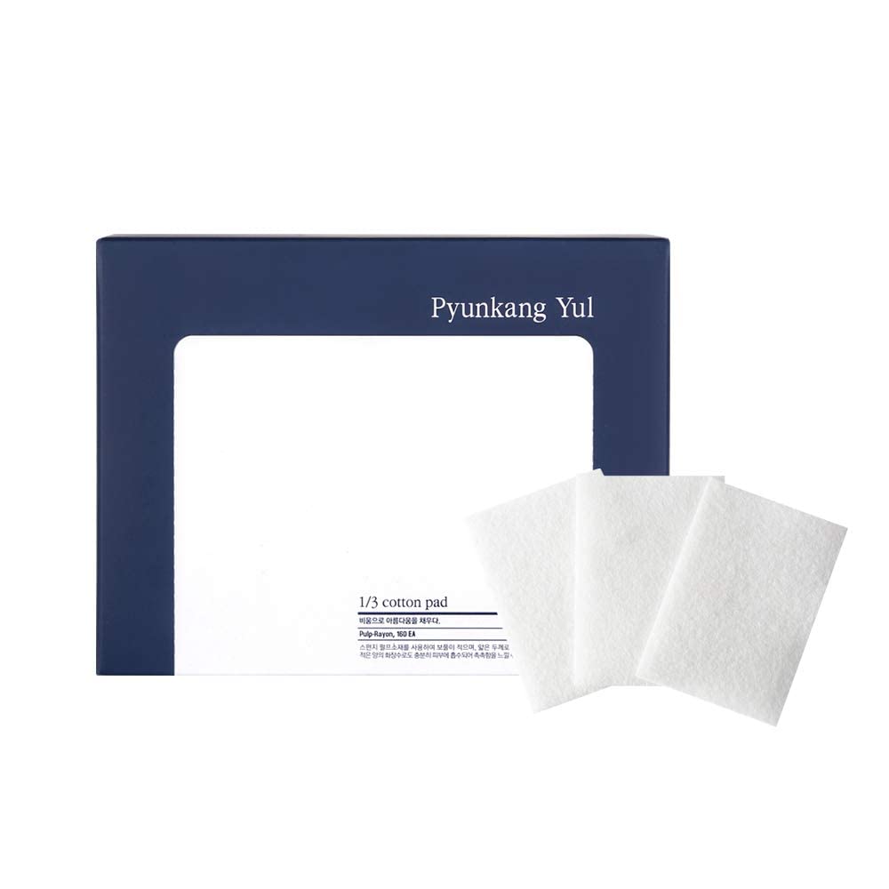 Pyunkang Yul1/3 Cotton Pad, 160 Pieces