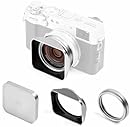 NiSi NC UV Adapter Hood Kit for Fujifilm X100 Series (Silver) - Lens Protection for Fuji X100 Cameras (X100, X100S, X100F, X100T, X100V, X100VI)