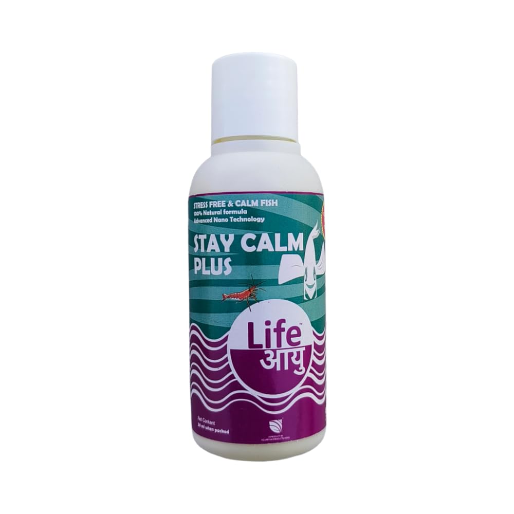 Aquarium Products India Life Aayu Stay Calm Plus (100ml)