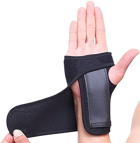 VITTO Wrist Support - Arthritis, RSI, Sprain, Fracture, Carpal Tunnel Wrist Splint w/Adjustable Velcro Wrist Straps, Removable Metal Plate - Unisex Wrist Supports for Everyday Use (Right Hand, S-M)