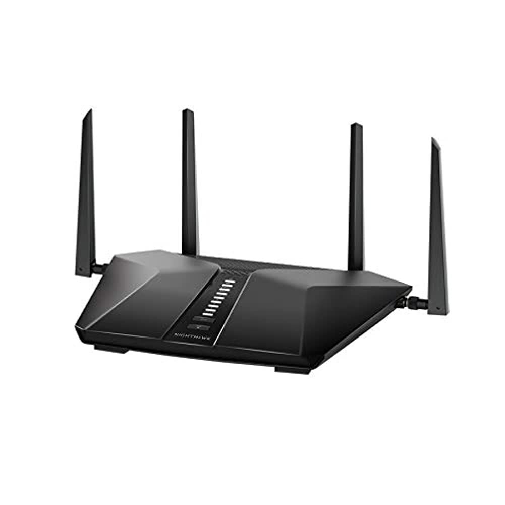 NETGEAR Nighthawk WiFi 6 Router (RAX43) - Security Features, 5-Stream Dual-Band Gigabit Router, AX4200 Wireless Speed (Up to 4.2 Gbps), Covers up to 2,500 sq.ft. and 25 Devices