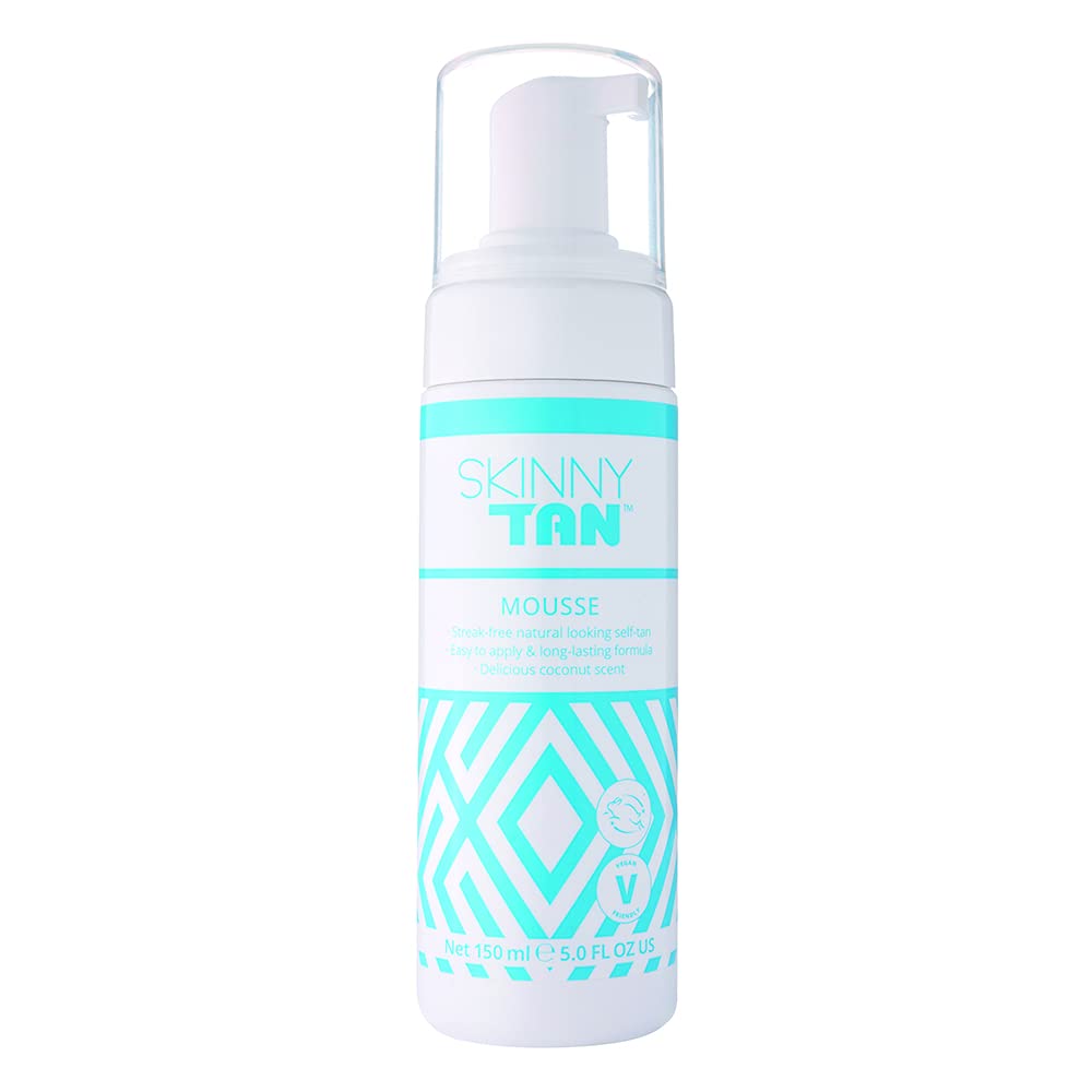 Skinny Tan Mousse - No Orange, No Streak, Cellulite Reduction Lotion All Skin Types