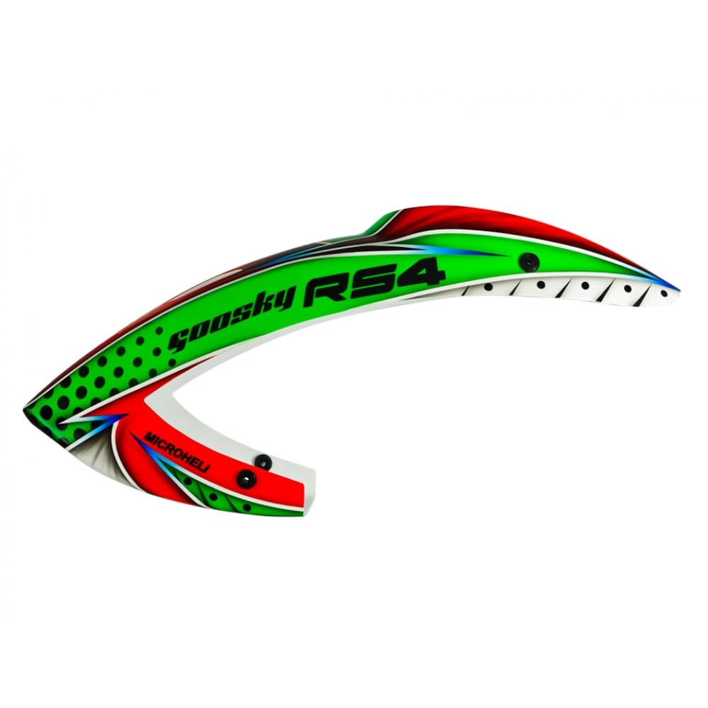 Microheli Airbrush Fiberglass Green Hunter Canopy - GOOSKY RS4