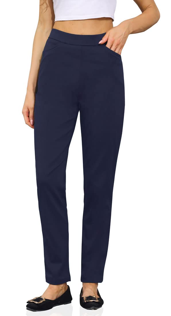 SoojunWomen's Super Stretch Pull On Ankle Pant