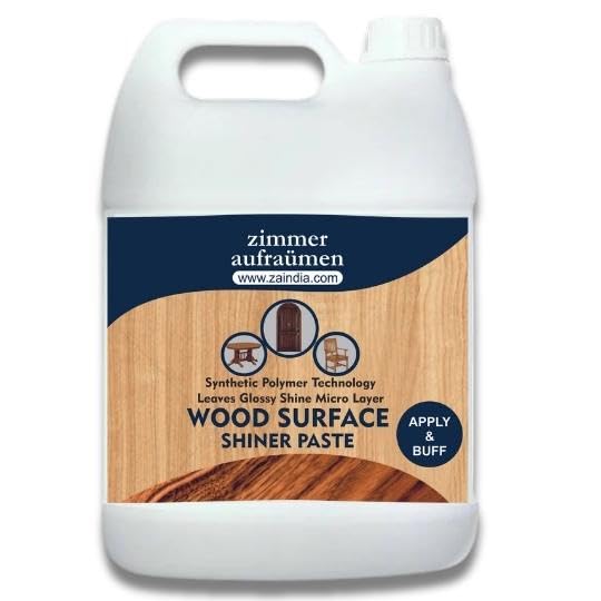 Zimmer Aufraumen WOOD POLISH 5L FOR FURNITURE. WOOD SHINER, FURNITURE POLISH & WOOD MAINTAINER PASTE