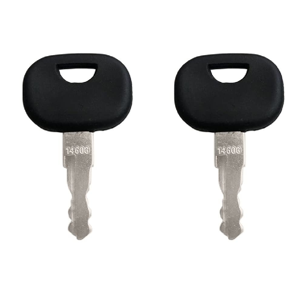 2pcs 14603 key Ignition Key Replacement Key for Mini Excavator Forklift Wheel Loader For JCB Bomag Dynapac Terex Vibromax New Holland Moxy Hamm Volvo