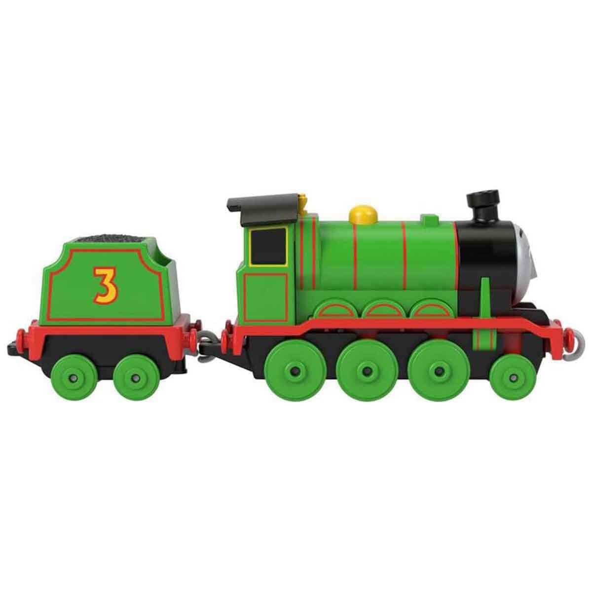 Thomas & Friends Toy Train, Henry Diecast Push-Along Engine with Tender for Preschool Pretend Play, HMC43