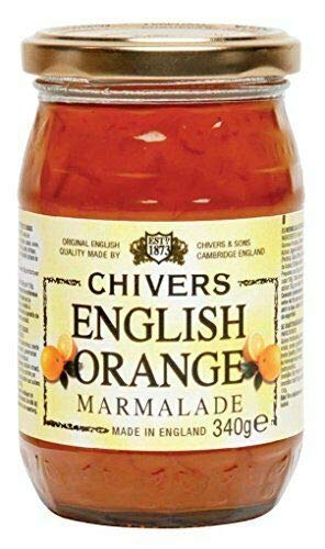 Chivers - English Orange Marmalade - Naranja English Marmalade - Traditional British Recipe - 340 Grams