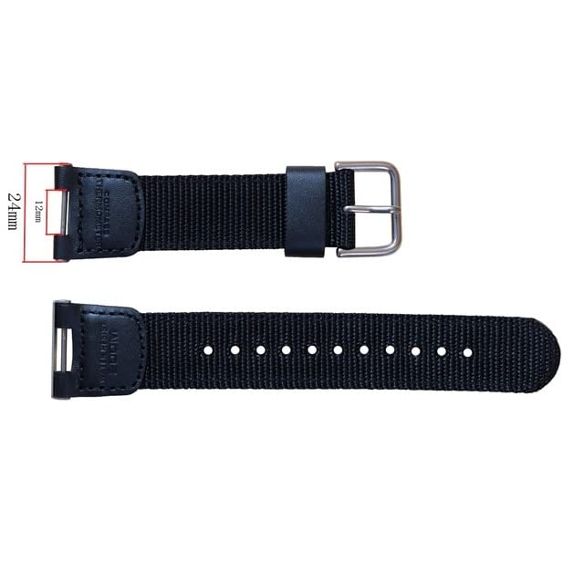 Watchbands Nylon Watch Band for CASIOs SGW100 series FGW-3500B/3000B Canvas Replacement Wristband with connector Watchbands