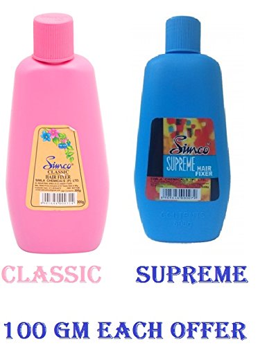 100% Original SIMCO CLASSIC and SUPREME HAIR FIXER BOTTLE 100 gm each For Sikh Hair Care Popular Brand