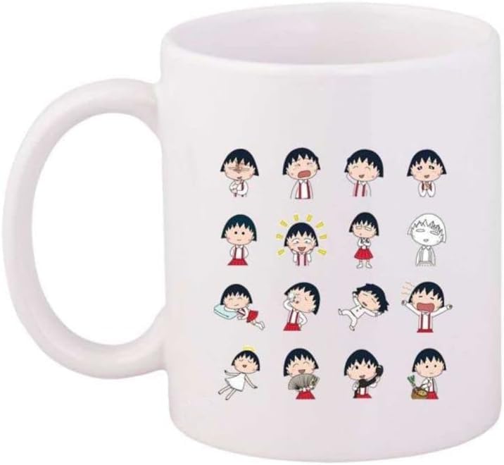 11oz Gift Coffee Mug, Anime Chibi Maruko Chan Design Printed