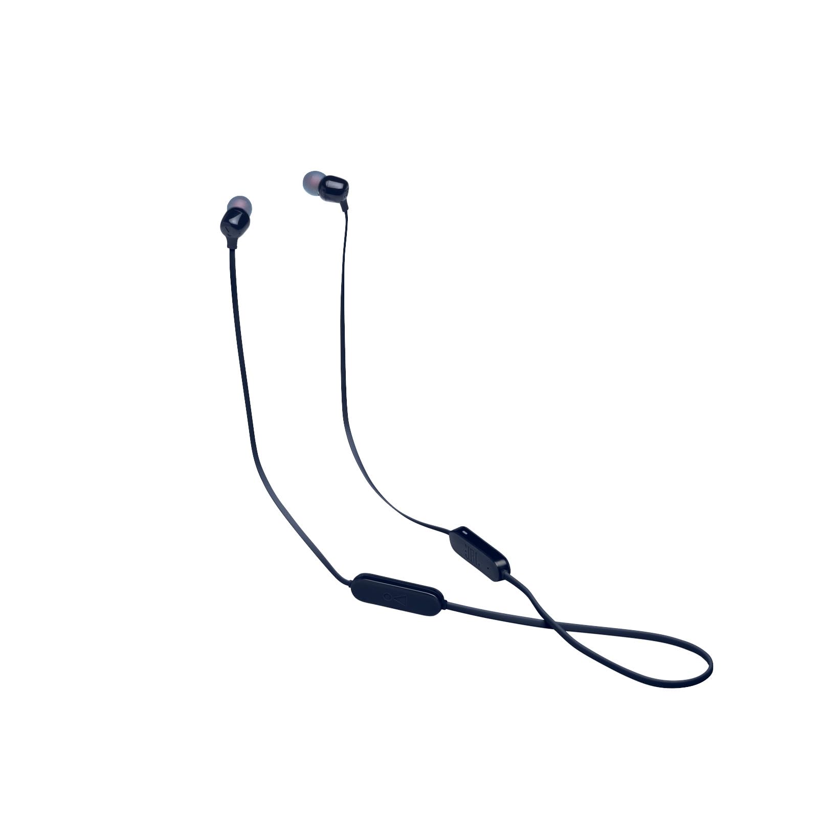 JBL Tune 125BT Wireless In-Ear Headphones, Pure Bass Sound, Lossless 5.0 Bluetooth, 16H Battery, Magnetic Cable, Multi-Point Connection, Voice Assistant, 3-Button Remote with Mic - Blue, JBLT125BTBLU