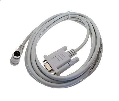 RS232 DB9 Serial Programming Cable for Allen Bradley AB Micrologix White - RA