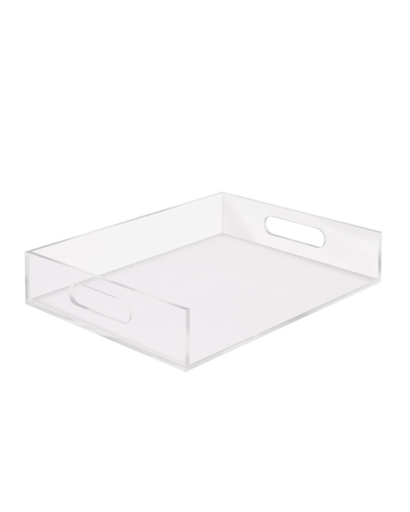 Russell+Hazel Acrylic Inbox Stackable Letter Tray, Clear, 12.5” X 10.5” X 2.5”