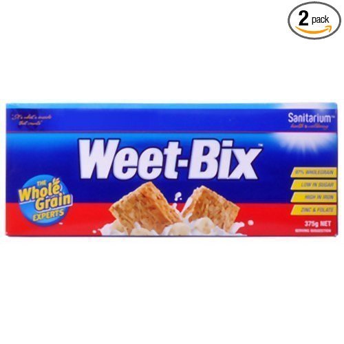 Sanitarium Weet-Bix 375g (Made in Australia) (Pack of 2) x 6 (=Total 12 Pack)