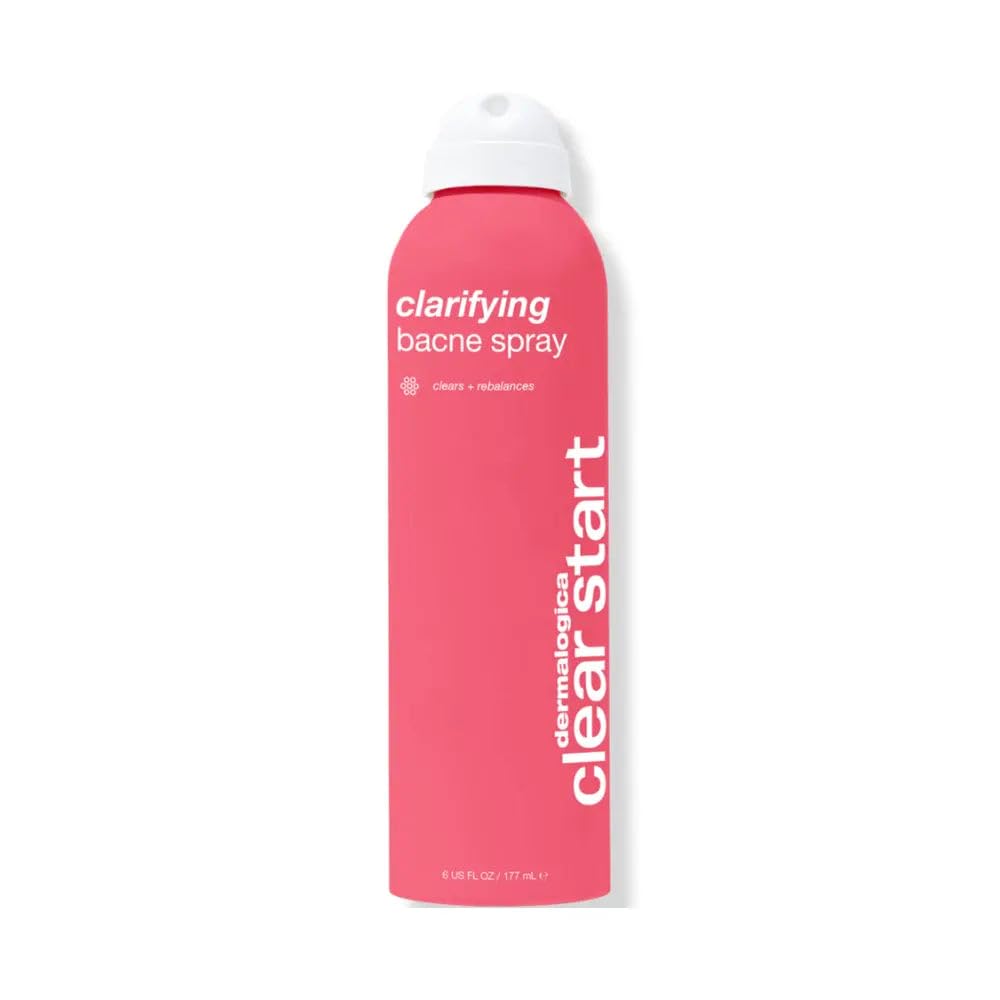 dermalogicaClarifying Acne Spray 117ml - Treats & Prevents Body Breakouts, On-the-go Skincare, Mist Application, Clears & Reduces Redness, Suits All Skin Types