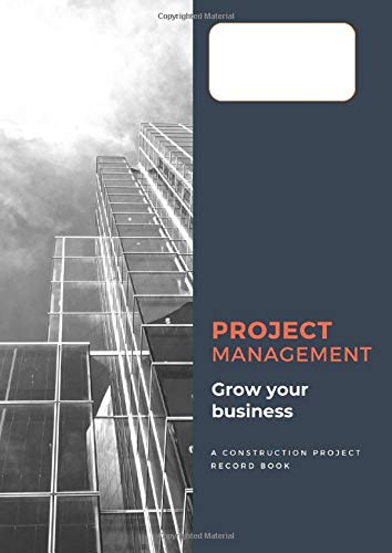 Construction Project management record book: Manage projects with every minor detail. Quotes, invoices, scheduling, job assignment etc