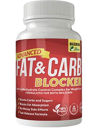 Maximum Slim Fat & Carb Blocker Pure Kidney Bean Extract for Weight Loss and Appetite Suppressant, 1600mg Per Serving. Recently Featured on TV