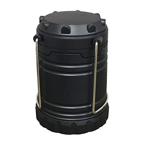 Ito Camping Lantern Black ? Light battery type blackout disaster prevention lantern mini small portable compact lightweight