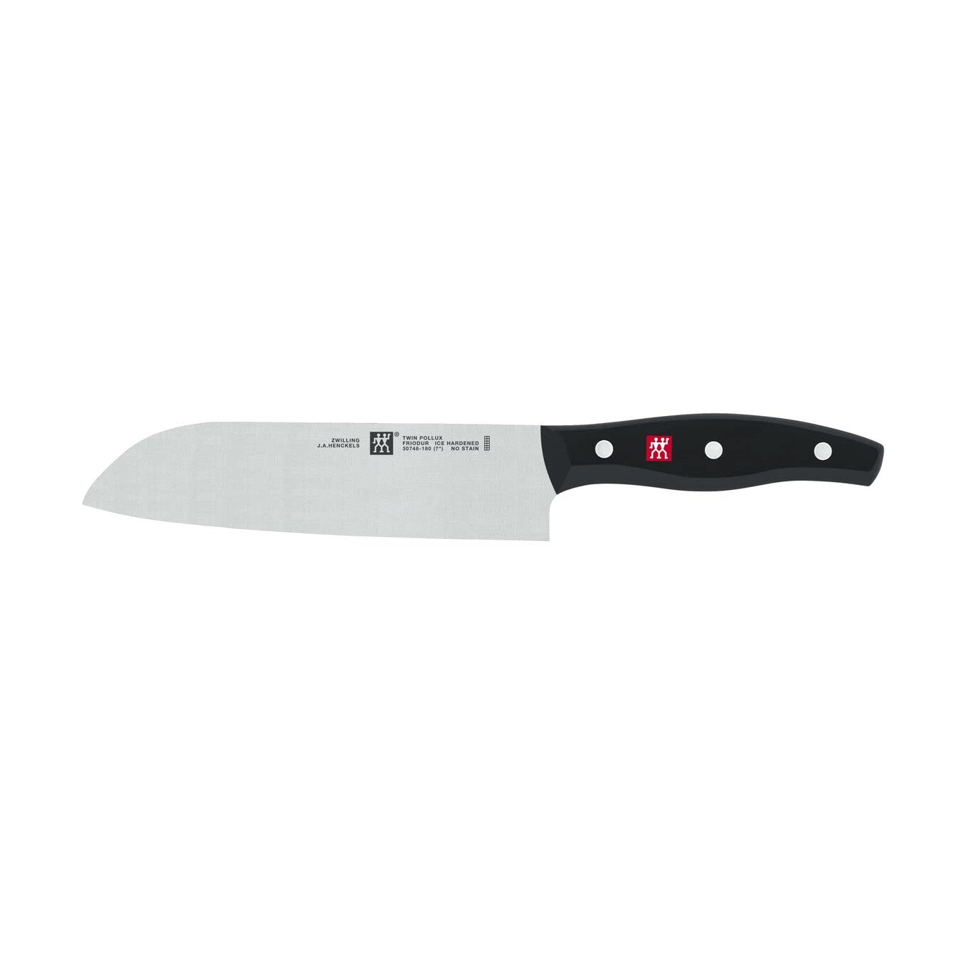 Zwilling Twin Pollux 18cm Santoku Knife. High carbon. Ice Hardened stainless steel knife. Rust Resistant. Ergonomic handle.Designed By Zwilling Germany