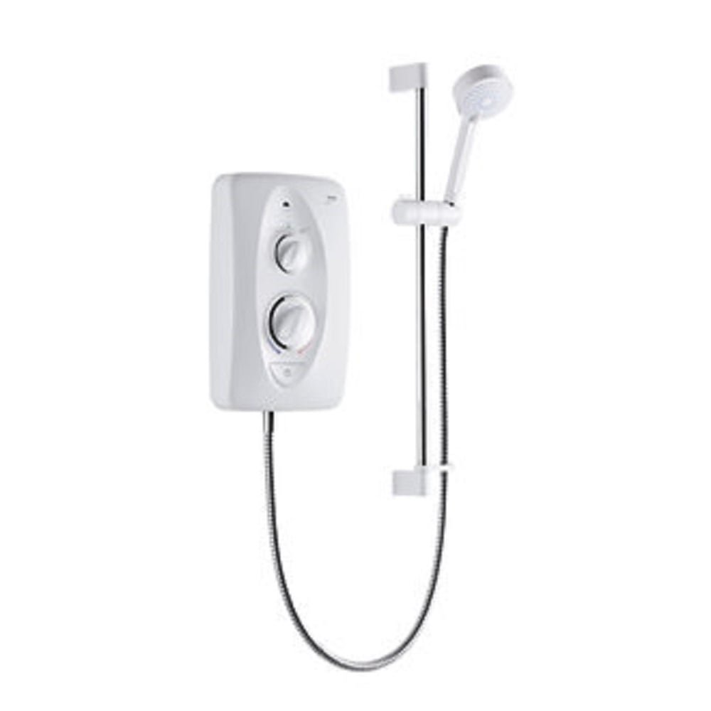 Mira Showers Jump Electric Shower Multi-Fit 8.5 KW Electric Shower White/Chrome 1.1788.010